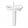 The Gap wall-mounted sink with ROCA pedestal