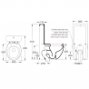 Low Tank Toilet V/H EGG