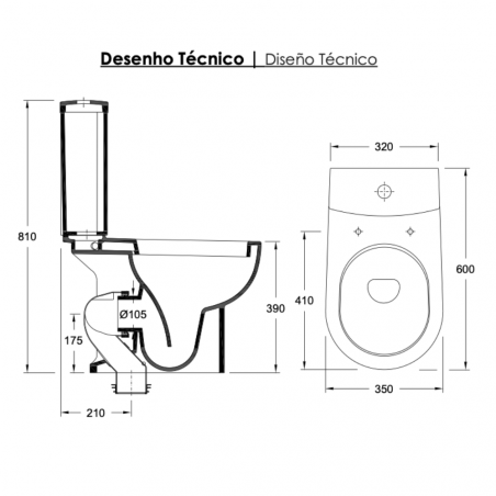 Opus Core Water Green Toilet