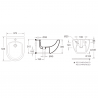 Hide NAUTILUS Suspended Bidet