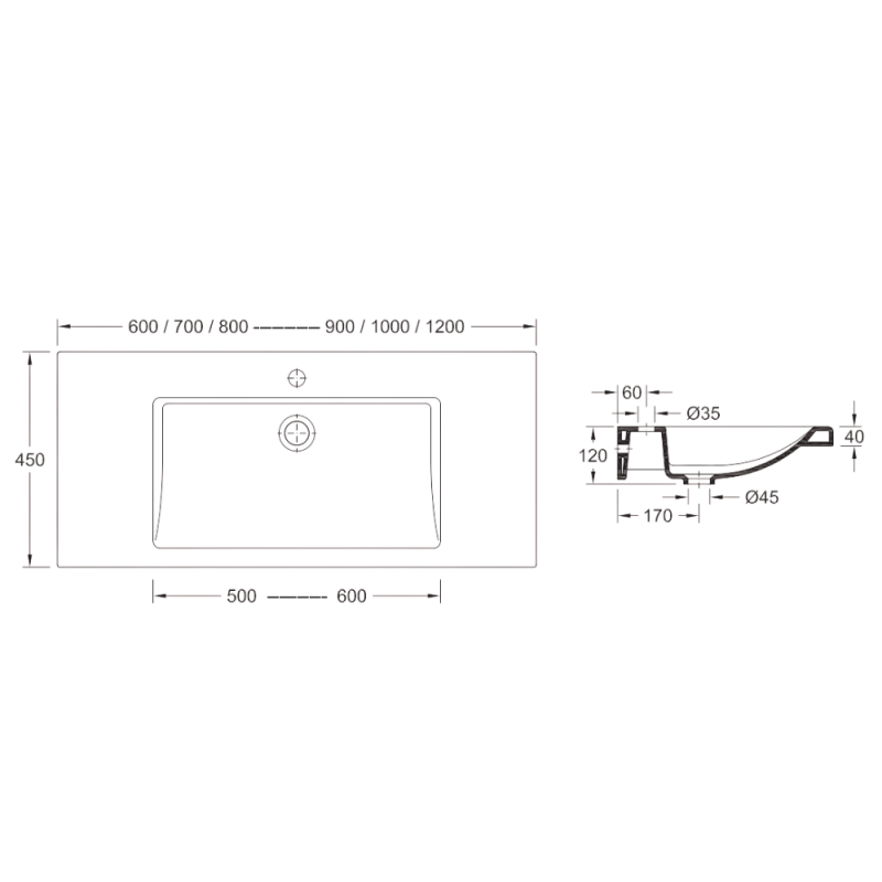 Lavabo One Line ONE