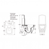 V/H ONE Low Tank Toilet