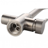 Grifo Cocina Osmósis TRIAVI GRIFERS®, 2 salidas, 3 vías, Alto Acero Inoxidable Pulido
