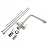 Grifo Cocina Osmósis TRIAVI GRIFERS®, 2 salidas, 3 vías, Alto Acero Inoxidable Pulido