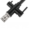 Grifo Cocina Osmósis TRIAVE Coal GRIFERS®, 2 salidas, 3 vías, Alto Acero Inoxidable Pulido