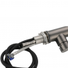 Grifo Cocina Fregadero IBREM GRIFERS® Ducha Extraíble, Caño Alto Acero Inoxidable Pulido