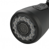 Grifo Cocina Fregadero IBREM Coal GRIFERS® Ducha Extraíble Negro, Caño Alto Acero Inoxidable Pulido