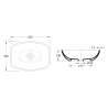 Slim ONE washbasin