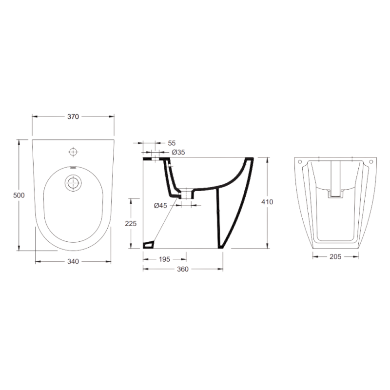 DUE bidet