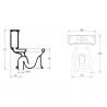 NEOCLASSICA V/H Low Tank Toilet