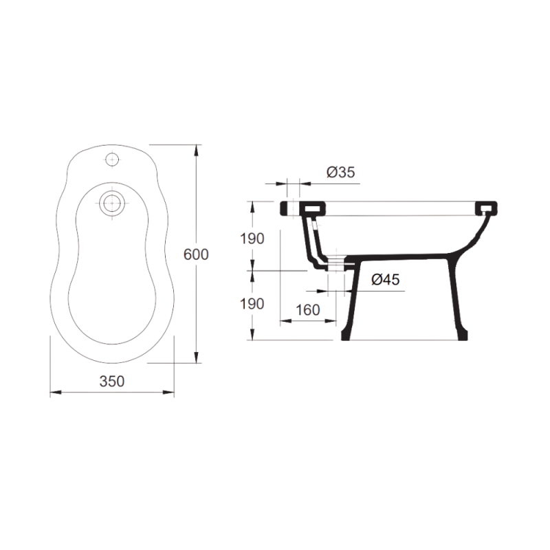 NEOCLASSIC Bidet