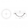 NEOCLASSICA Round Countertop Washbasin