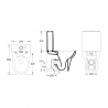 Rimless 100 Low Tank Toilet