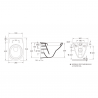 OCEANUS Wall-Mounted Toilet
