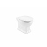Complete Rimless Carmen Toilet with Dual Outlet for High Tank ROCA