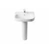 Lavabo Debba mural en porcelaine ROCA