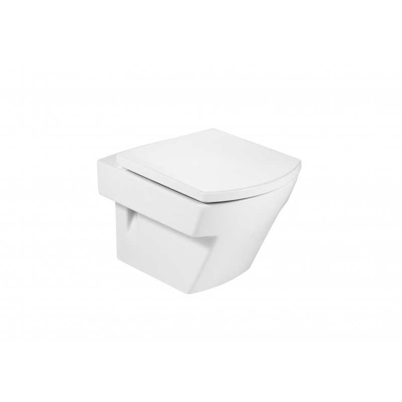 HALL suspended toilet with ROCA horizontal exit
