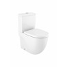 Meridian compact wall-mounted toilet with dual ROCA output