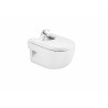 Suspended Meridian bidet with Supralit® ROCA lid